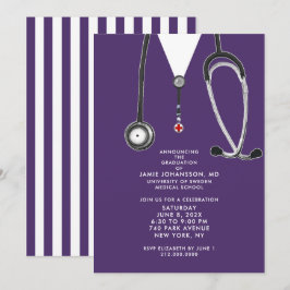 Convite Doctor Graduation Party Invitations