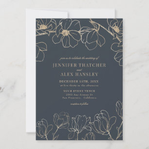Convite Doenças do   Casamento Simples E Elegante Moderno 