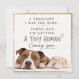 Convite Dog Pregnancy Announcement Card