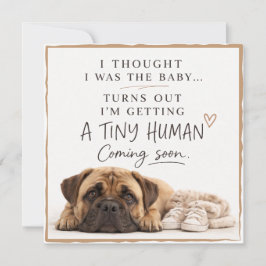 Convite Dog Pregnancy Announcement Card