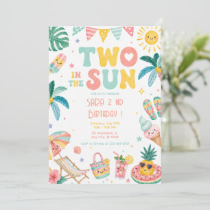 Convite Dois ao Sol Tropical 2º Aniversário