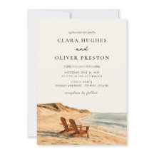 Dois Cadeiras de Praia Golden Hour Aquarela Casame