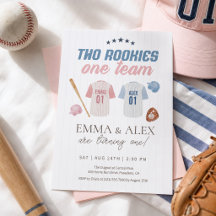 Dois Calouros Uma Equipe Béisbol Aniversário de Ir