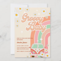Dois chá de fraldas cor-de-rosa Daisy Rainbow Van