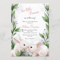 Dois Chás de fraldas de Bunnies