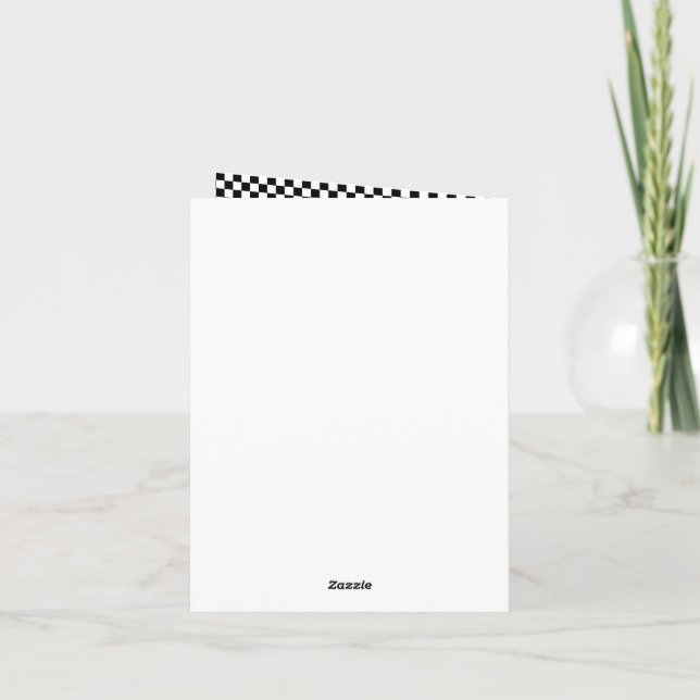 Convite Dois Festa de segundo aniversário de Carro da Corr (Verso)