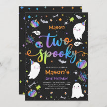 Dois Festa de segundo aniversário Fantasma de Feli