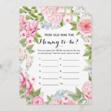 Dois jogos de Chá de fraldas - Quão Antigos | Acon