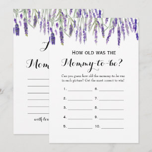 Convite Dois jogos de Chá de fraldas - Quão Antigos   Acon