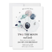 Dois O segundo aniversário Do Astronauta Espacial 