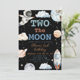 Convite Dois o segundo aniversário do Espaço Negro do Moon