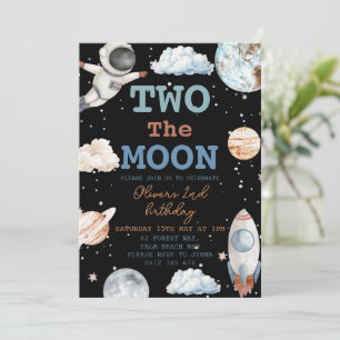 Convite Dois o segundo aniversário do Espaço Negro do Moon