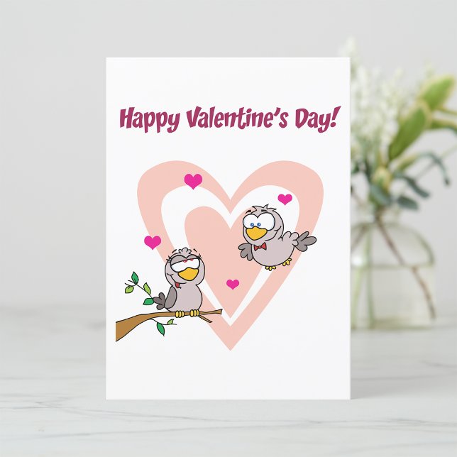 Convite Dois Pássaros de Amor (Criador carregado)