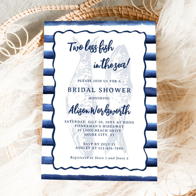 Convite Dois peixes a menos no Chá de panela náutico do ma (Criador carregado)