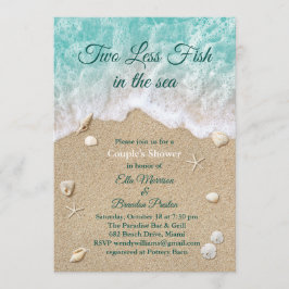 Convite Dois peixes a menos no Chá do mar