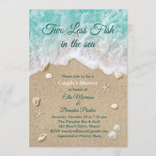 Convite Dois peixes a menos no Chá do mar