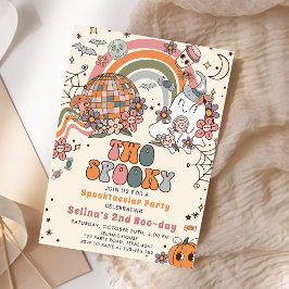 Convite Dois segundo aniversário de Halloween do Fantasma 