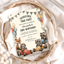 Dois segundos aniversários Rápidos De Animais Da F