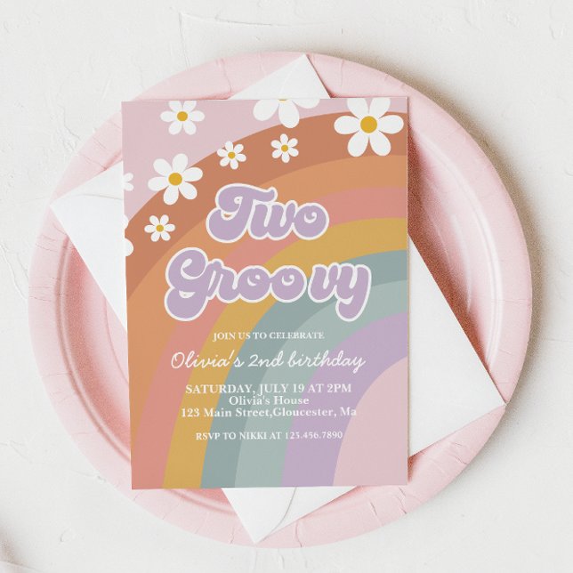 Convite Dois segundos aniversários retrógrados retrógrados (Criador carregado)