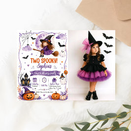 Convite Dois Spooky Aniversário de 2 anos
