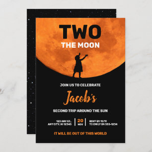 Convite Dois temas estéticos do segundo aniversário da Lua