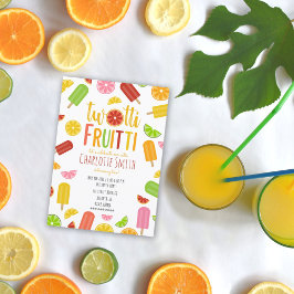 Convite Dois-tti Fruitti Citrus Pop, Segundo Aniversário