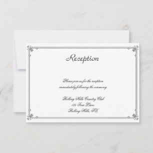 Convite Dois tuxedos na Recepção de casamento branca da Ga