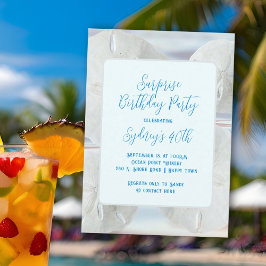 Convite Dólares de Areia da Festa de Aniversário