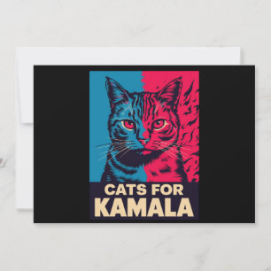 Convite Dona de Gato sem Filhos está votando em Kamala Har