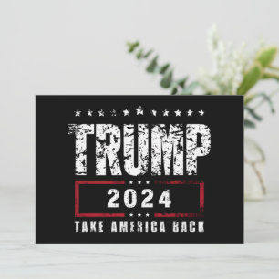 Convite Donald Trump 2024 De Volta à América Eleição 