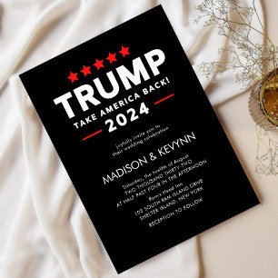 Convite Donald Trump 2024 Devolva a América Eleição 