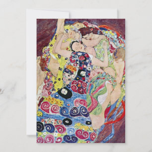 Convite Donzela (Virgem), Klimt, Banho de Noiva Art Nouvea