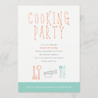 Doodle 6o dos utensílios da cozinha do aniversário