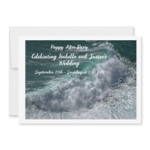 Doodle hearts, ocean photo, and love