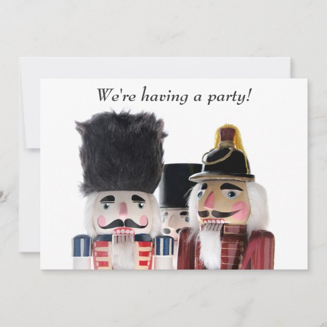 convite dos nutcrackers nós estamos tendo um (Frente)
