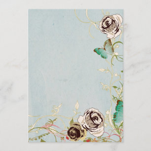 Convite dos rosas e das borboletas