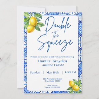 Convite Double The Squeeze Invitation