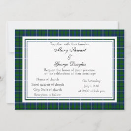 Convite Douglas Scottish Wedding Invitation
