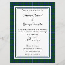 Douglas Scottish Wedding Invitation