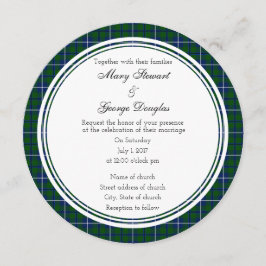 Convite Douglas Scottish Wedding Round