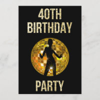 Dourada e Preta - Bola de Leitura de Disco com Dis