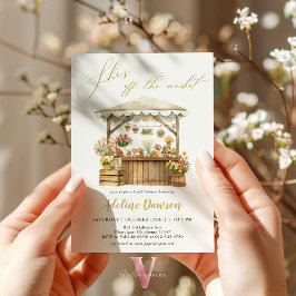 Convite Dourada Ela está fora do Chá de panela