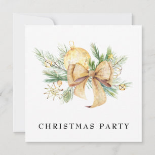 Convite *~* DOURADA Família Corporativa AP20 Festa de Nat