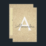 Convite Dourada Glitter Sweet 16 Salvar a Data<br><div class="desc">Dourado brilho brilhante Doce Dezesseis Monogramas e Salva Inicialmente o Convite de aniversário de Datas. Este convite é perfeito para a Festa de aniversário Sparkle Glitter Sweet 16,  que procura celebrar no estilo.</div>