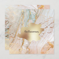 Dourada textura do geodo de mármore - festa elegan