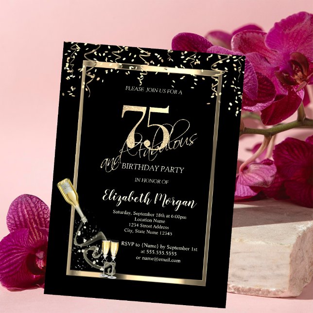 Convite Douradas Sequências, Frasco de Vidro de Vinho 75.o (Criador carregado)