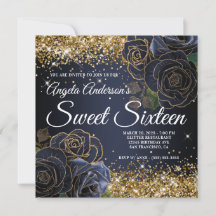 Dourado Brilhante Glitter Rosa Azul Marinho Doce D