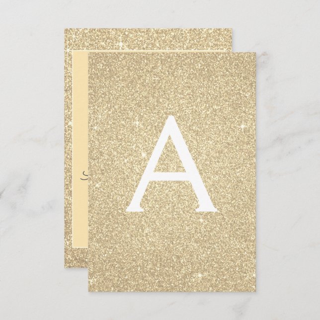 Convite Dourado brilho brilhante Doce Dezesseis Aniversári (Frente/Verso)