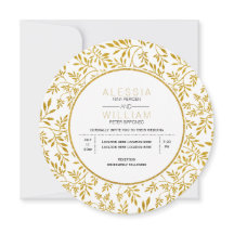 Dourado brilho deixa padrão casamento moderno