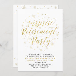 Convite Dourado e branco | Partido da Reforma Empresarial 